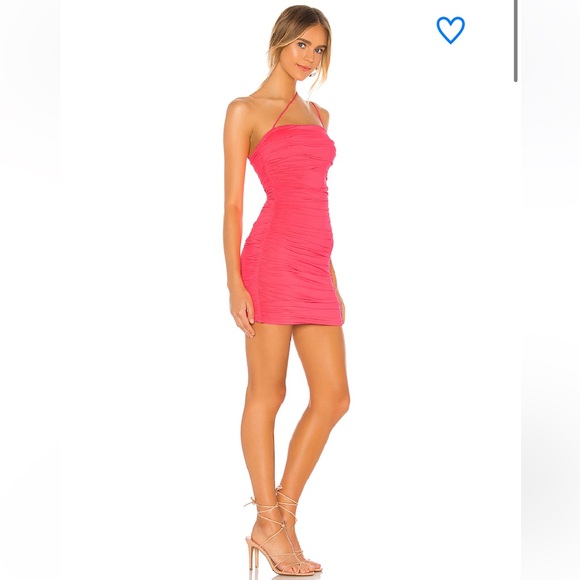 NWT Superdown Sierra Ruched Mini Dress - Picture 3 of 5